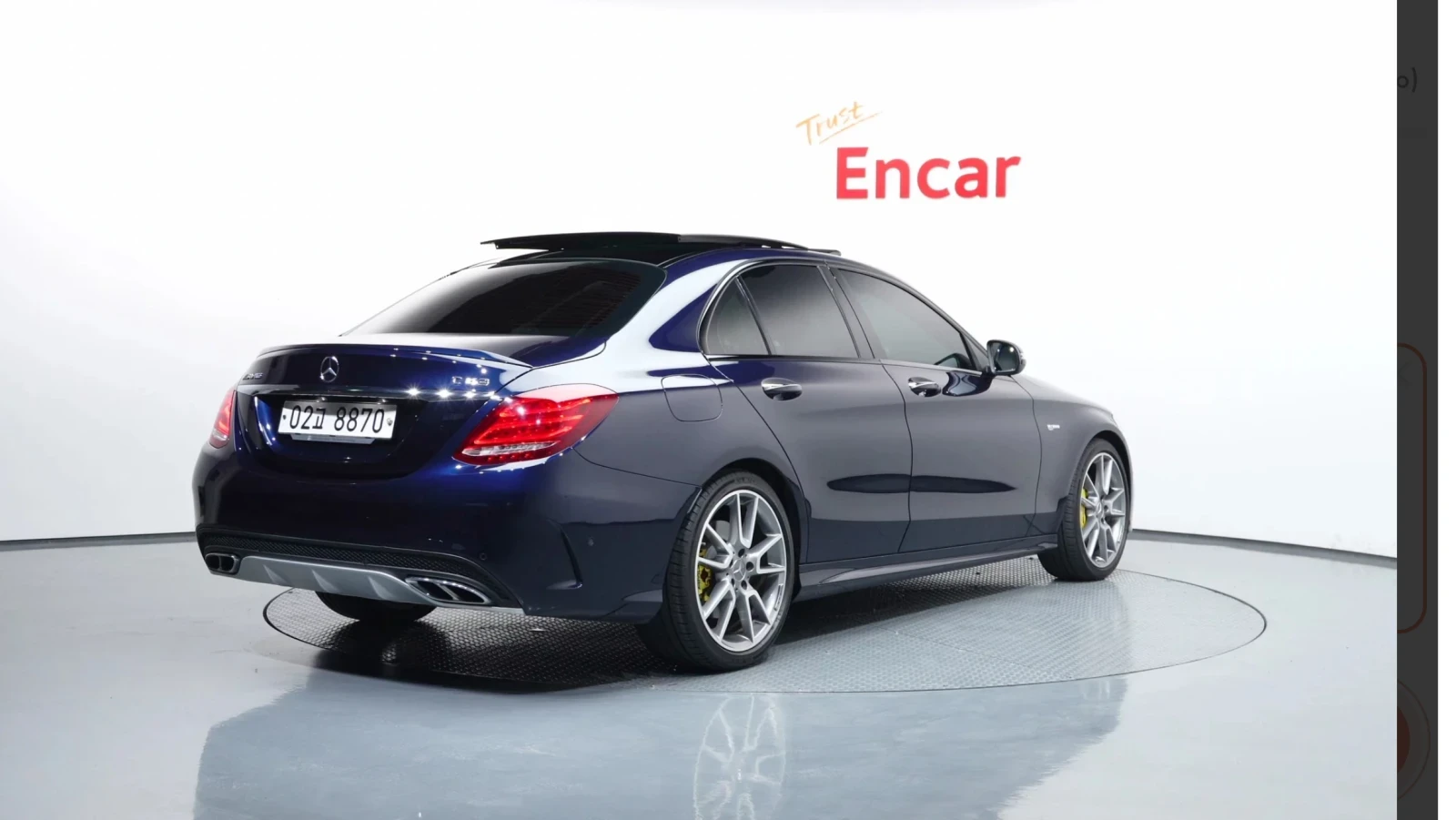 Mercedes-Benz C 43 AMG HUD * Burmester * AMG , снимка 4 - Автомобили и джипове - 54310757