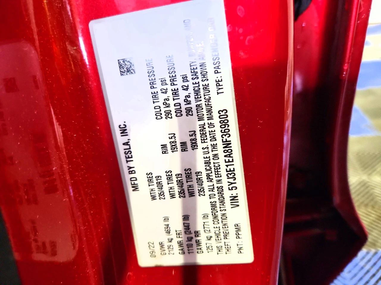Tesla Model 3, снимка 12 - Автомобили и джипове - 54387160