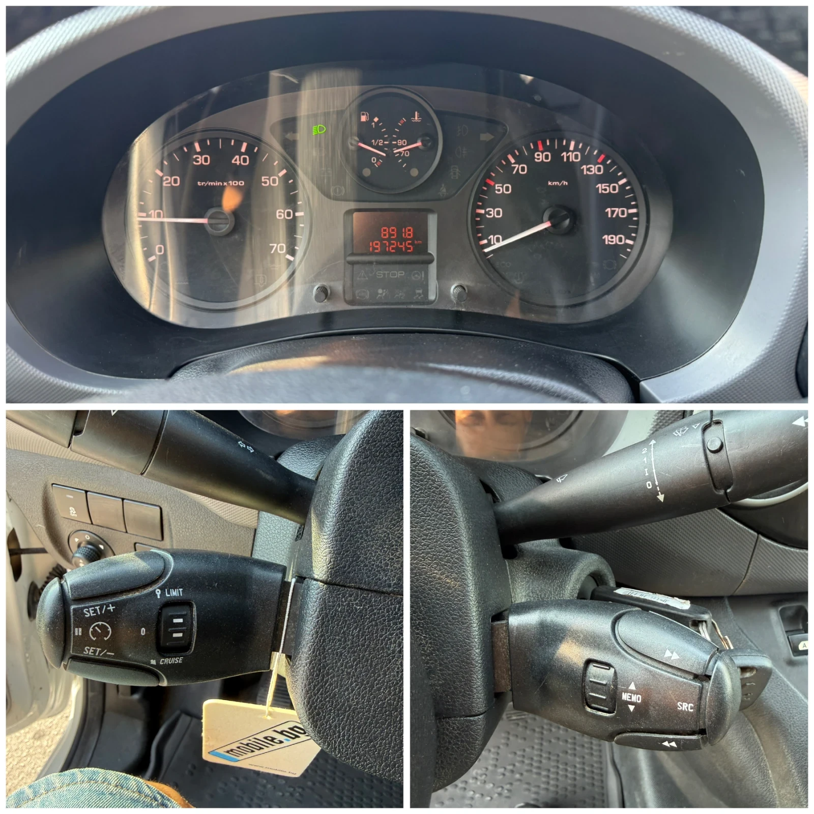 Peugeot Partner 1.6HDI* 3 МЕСТЕН* КЛИМАТИК* БАГАЖНИК* ЕВРО 5, снимка 13 - Автомобили и джипове - 55709894