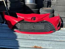 Предна броня с решетка TOYOTA YARIS III Тойота Ярис 3 2017- 2020. Оригинална
