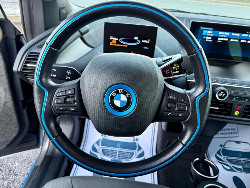 BMW i3 S ТЕРМОПОМПА/ДИСТРОНИК/КАМЕРА/ПАНОРАМА, снимка 13 - Автомобили и джипове - 49416596