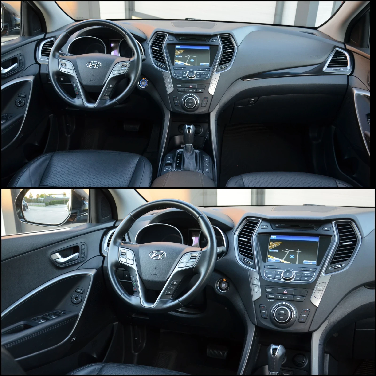 Hyundai Santa fe 2.2 CRDI/SWISS/4X4/7МЕСТА, снимка 14 - Автомобили и джипове - 55679080