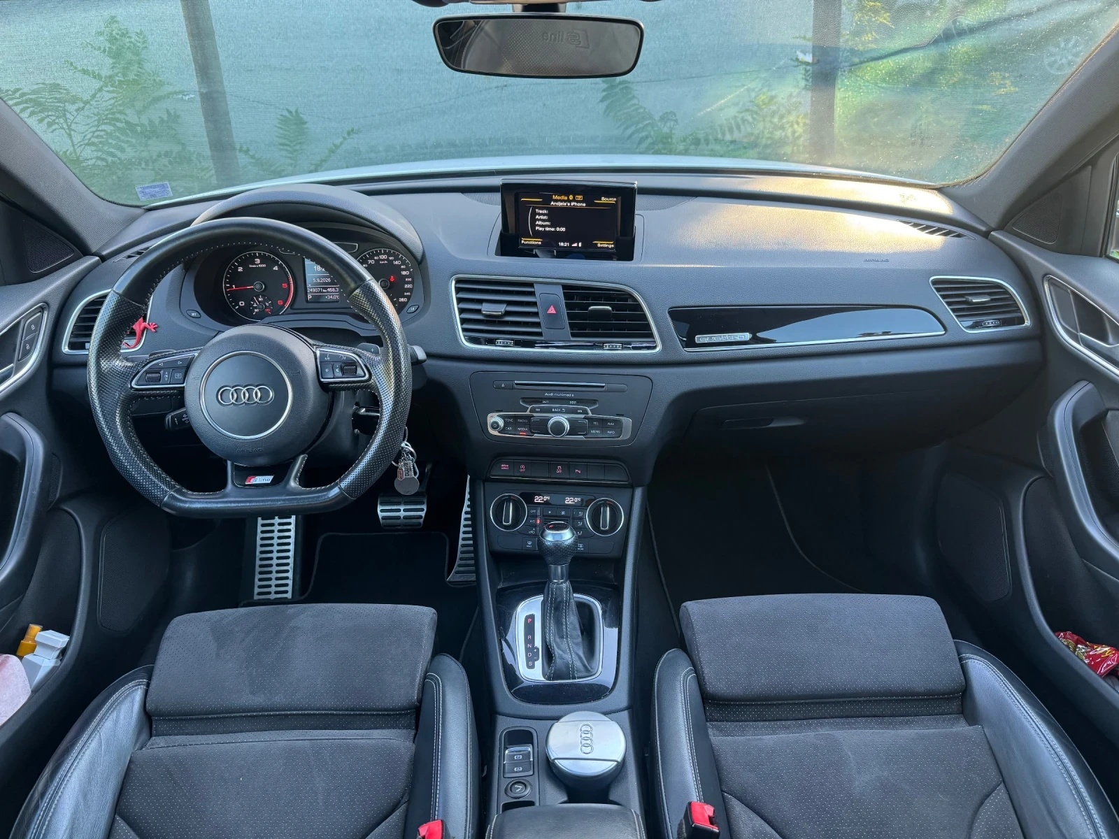 Audi Q3 2.0TDI 184hp, FACE, QUATTRO, AUTO, 3 x S-LINE!!!, снимка 6 - Автомобили и джипове - 55962769