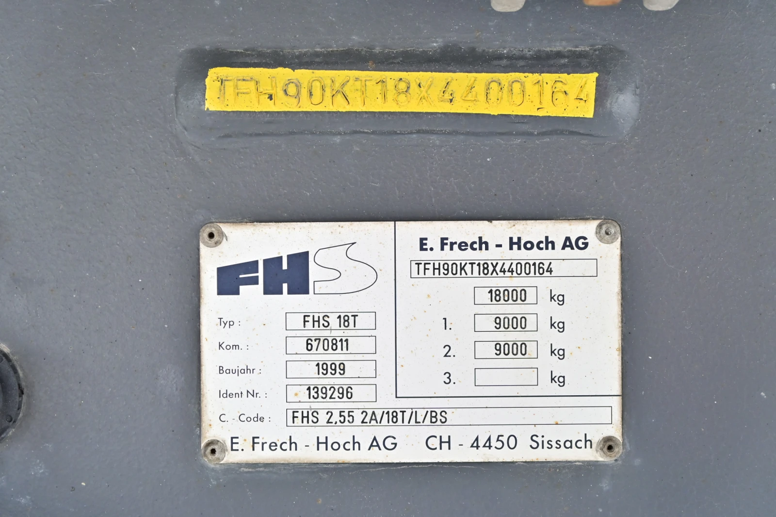 За камион Други Frech-Hoch FHS18T 2.6м, снимка 17 - Ремаркета - 54885898