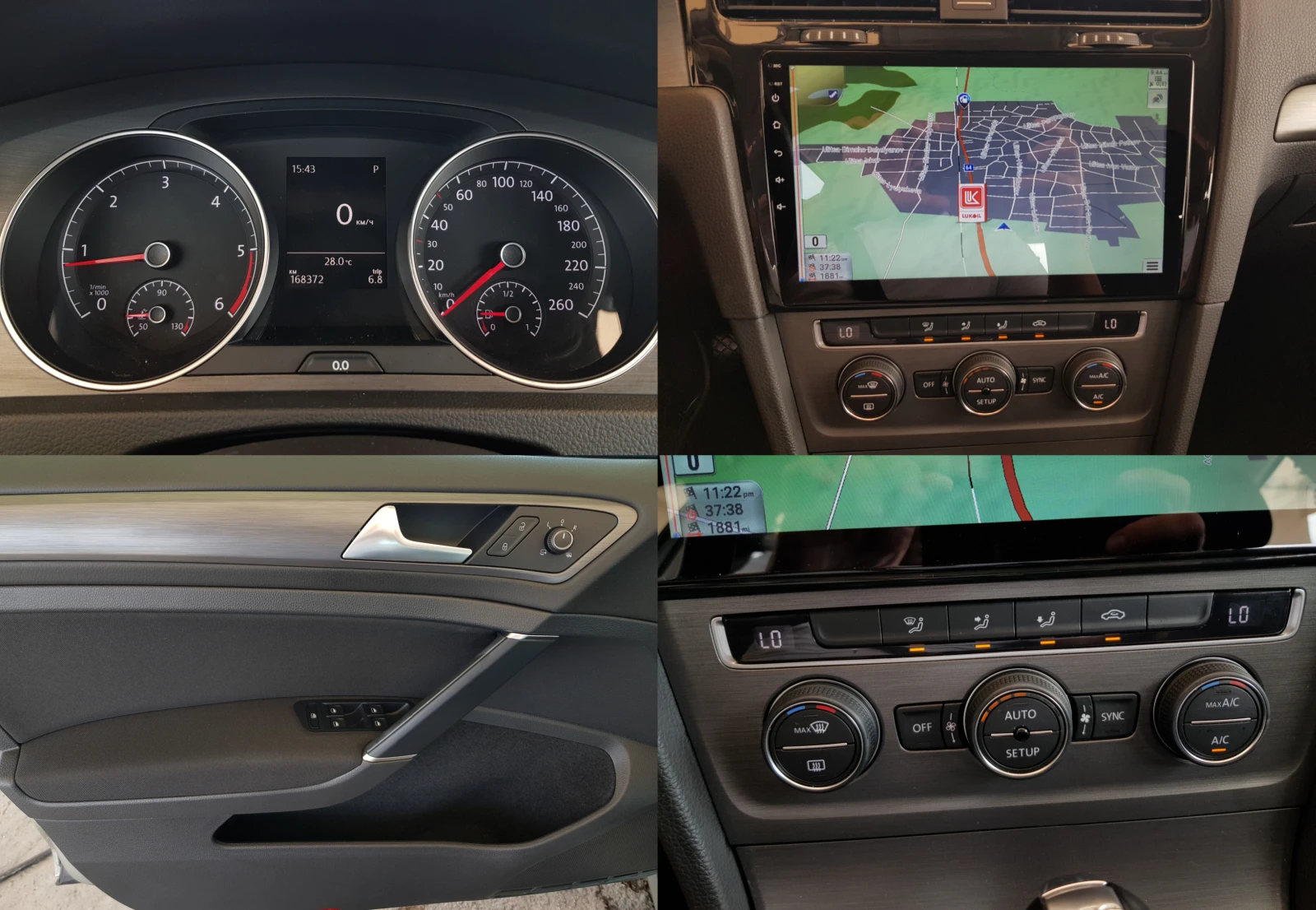 VW Golf 1.6 TDI-105 к.с. АВТОМАТИК , снимка 14 - Автомобили и джипове - 55143669