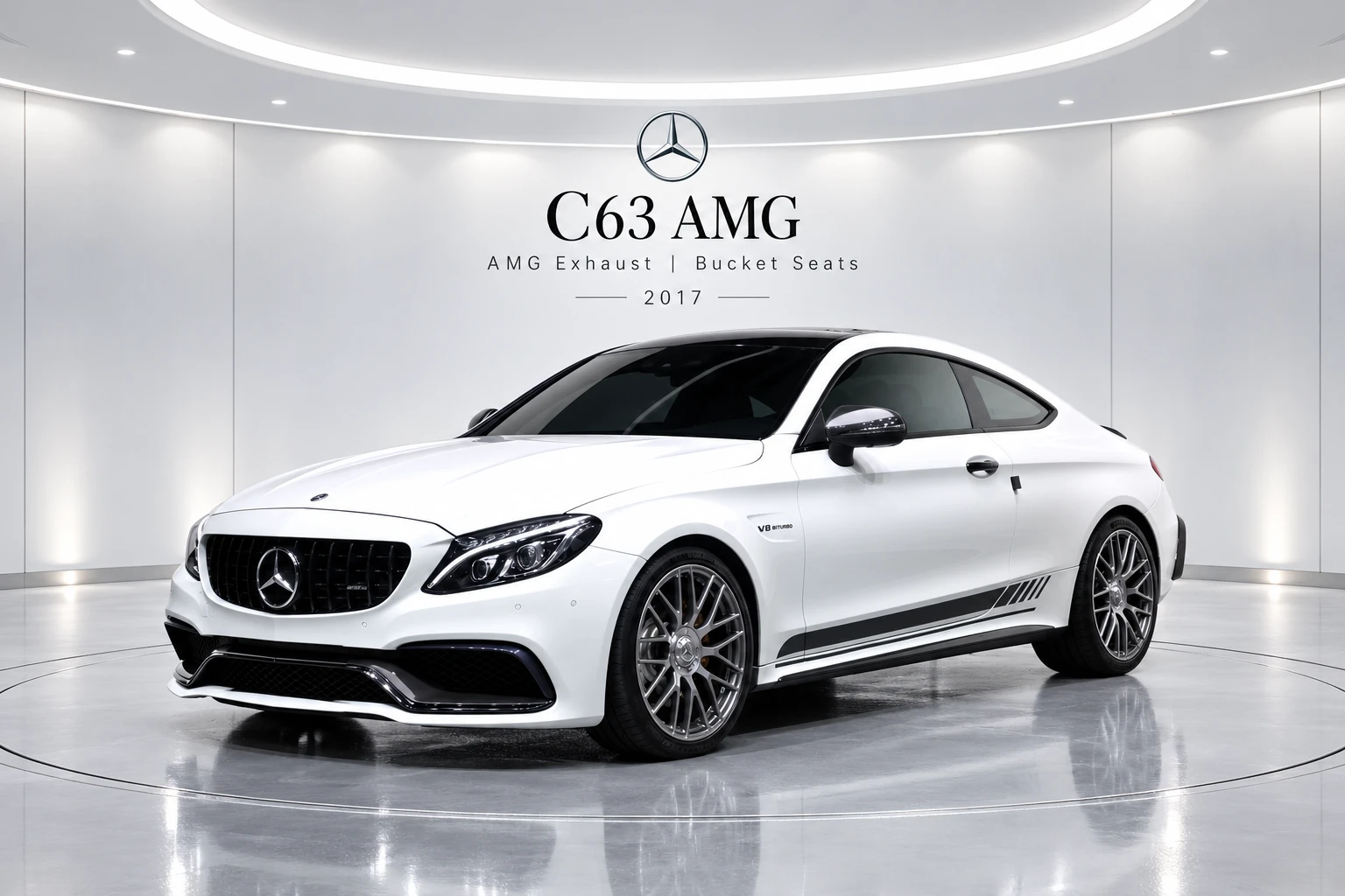 Mercedes-Benz C 63 AMG BUCKET SEATS| AMG EXHAUST| HEADS UP| 360