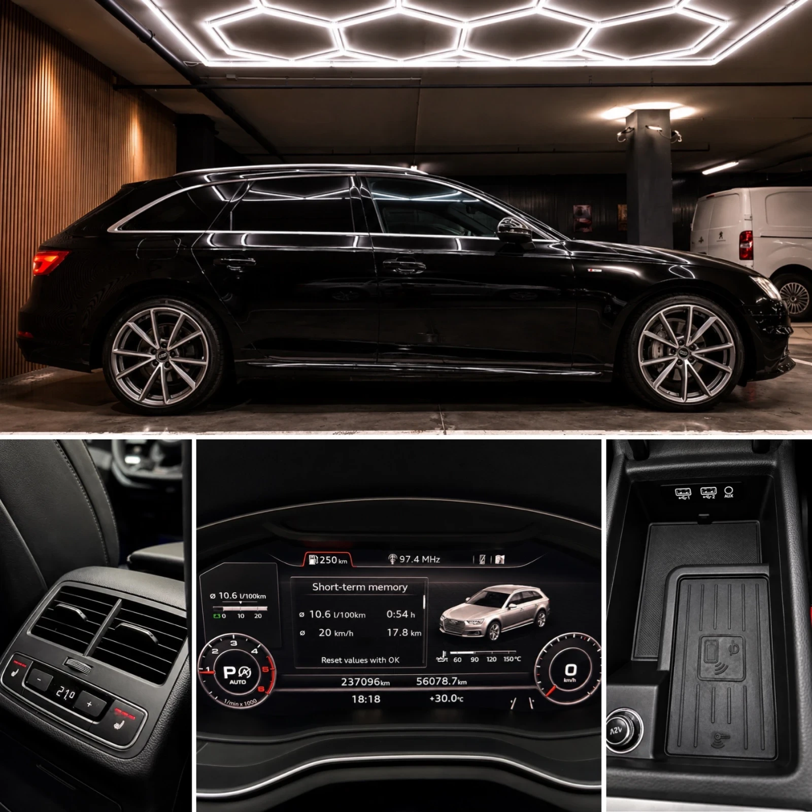 Audi A4 3XSLINE :: DISTRONIK::PANORAMA::DIGITAL::AMBIENTE:, снимка 15 - Автомобили и джипове - 55607230