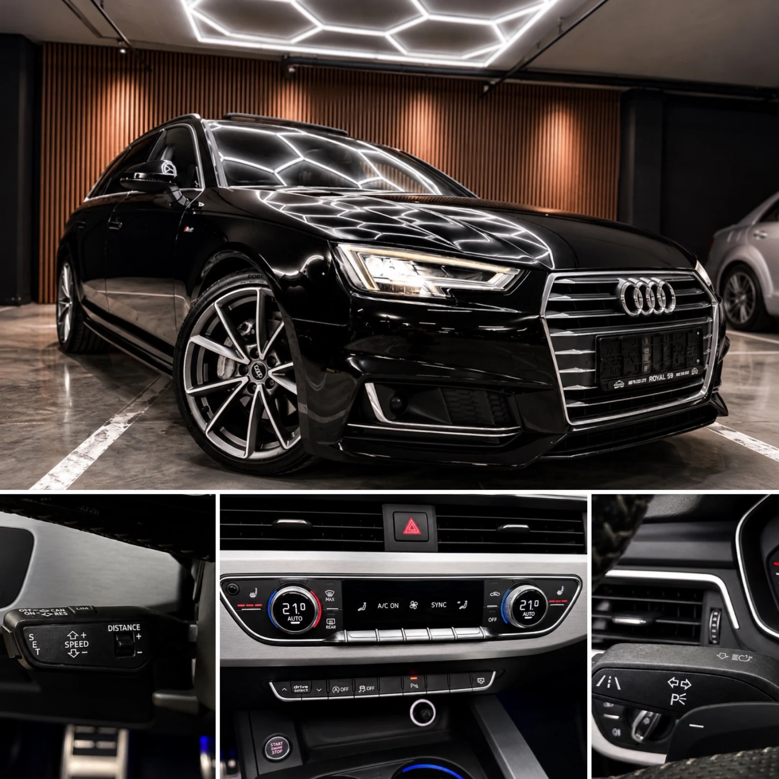 Audi A4 3XSLINE :: DISTRONIK::PANORAMA::DIGITAL::AMBIENTE:, снимка 14 - Автомобили и джипове - 55607230