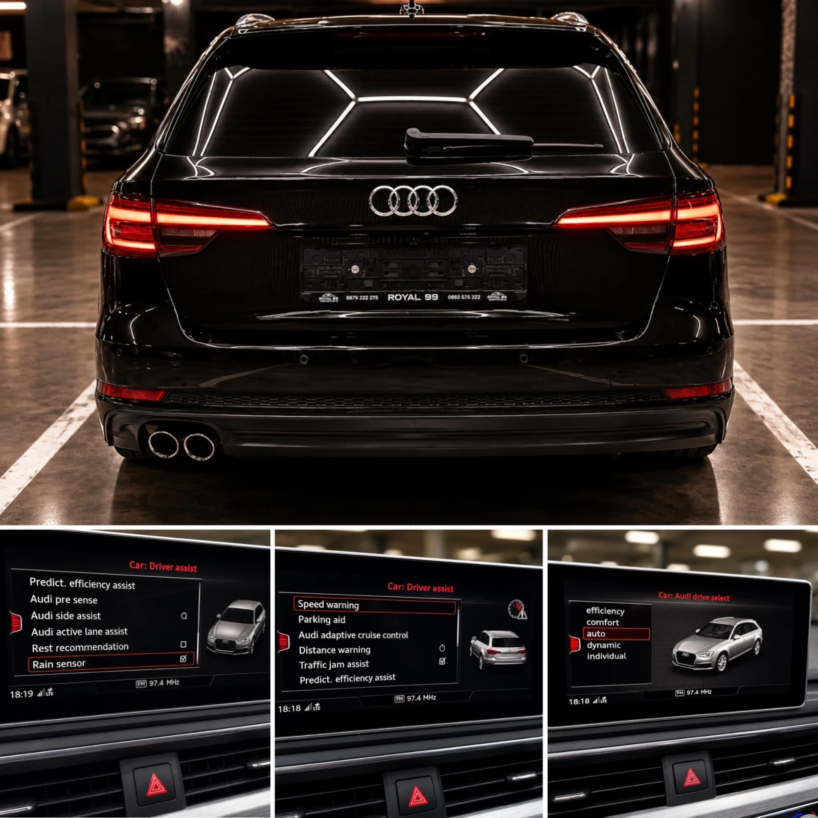 Audi A4 3XSLINE :: DISTRONIK::PANORAMA::DIGITAL::AMBIENTE:, снимка 17 - Автомобили и джипове - 55607230