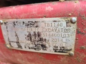 Багер Takeuchi TB 1140  15 000 ТОНА 4 бр КОФИ, снимка 4