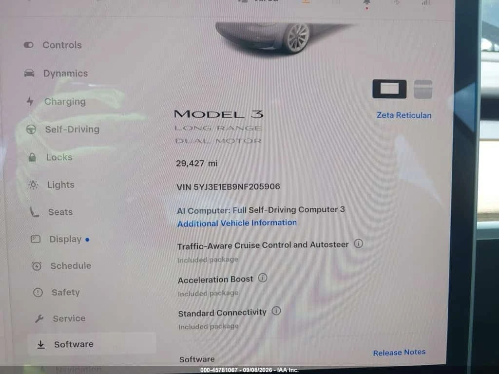 Tesla Model 3 LONG RANGE DUAL MOTOR ALL WHEEL DRIVE , снимка 11 - Автомобили и джипове - 56639883