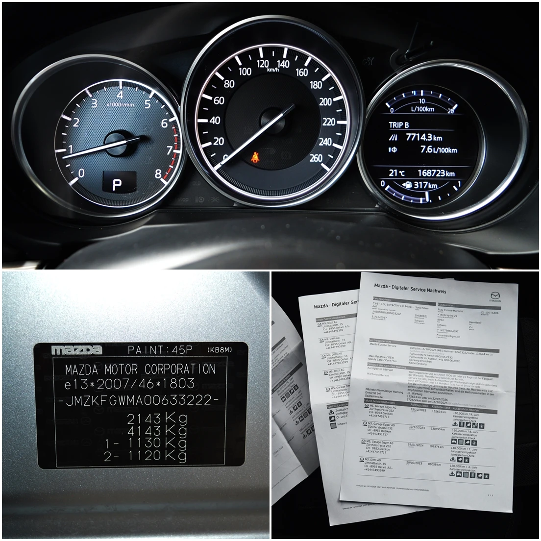Mazda CX-5 2.5 SKYACTIV-G  AWD - REVOLUTION - ШВЕЙЦАРИЯ, снимка 9 - Автомобили и джипове - 54915081