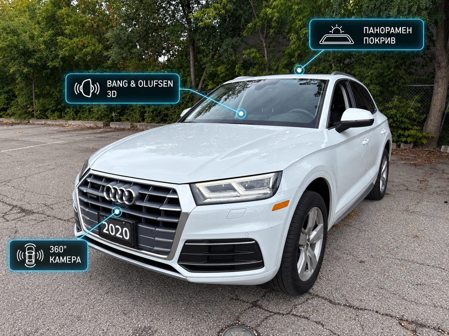 Audi Q5 * Bang & Olufsen * 360  * АвтоКредит (ЦЕНА ДО БГ)