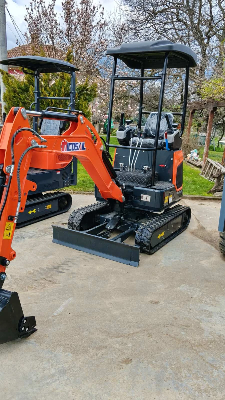 Багер Друга марка ❗NEW ❗ Мини Багер марка Nicosail мод, снимка 3 - Индустриална техника - 54080461