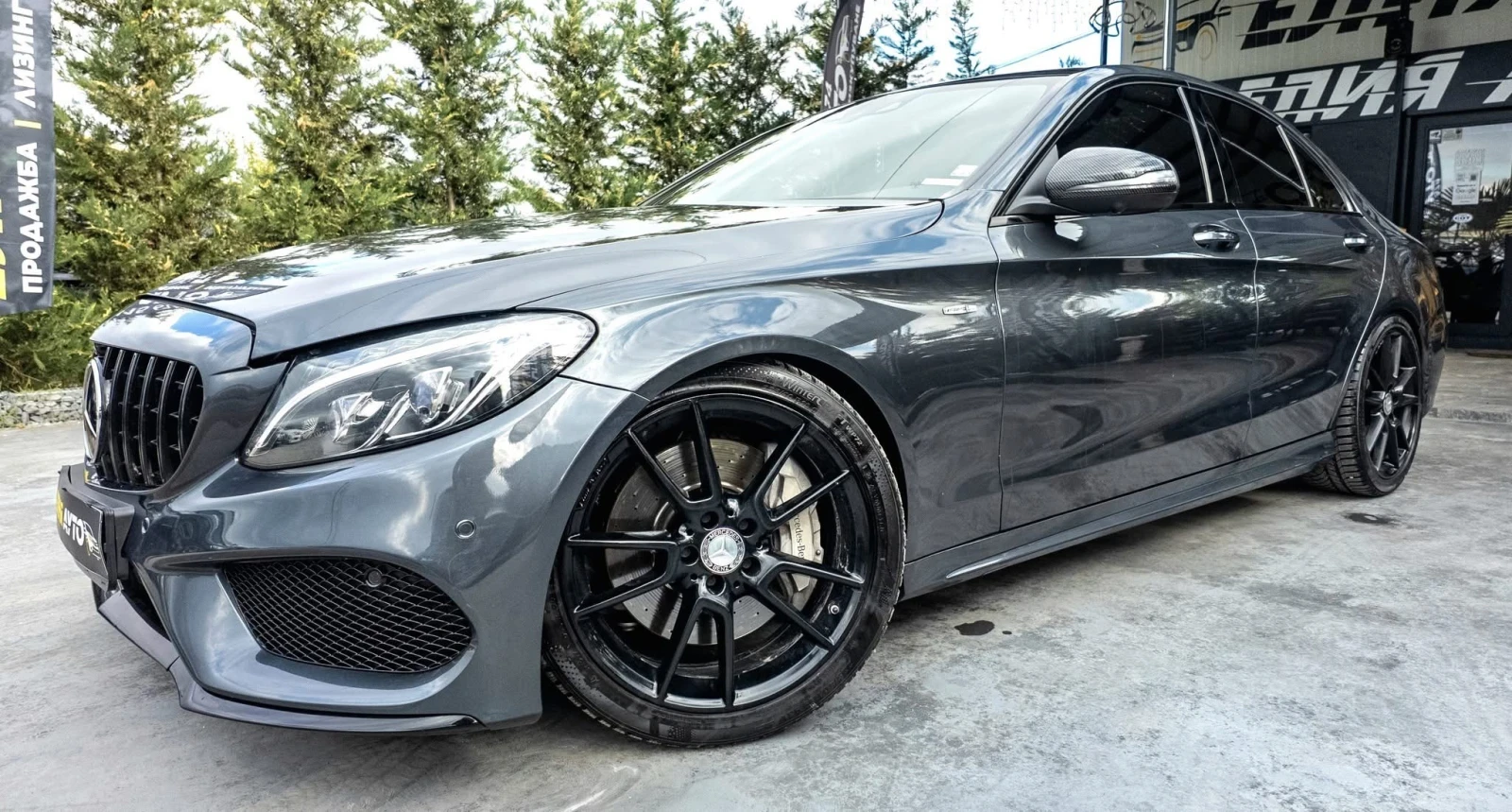 Mercedes-Benz C 43 AMG MEGA FULL CARBON ПАНО BURMEISTER ЛИЗИНГ 100% - изображение 4
