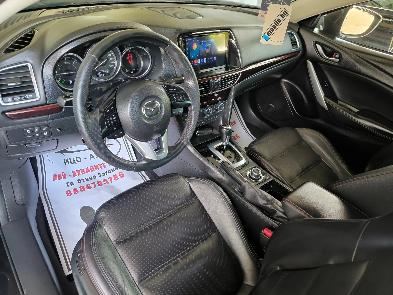 Mazda 6 2, 2-175k.ABTOMAT, �����, ����, ����, ������, LED! | Mobile.bg � ����������� 9
