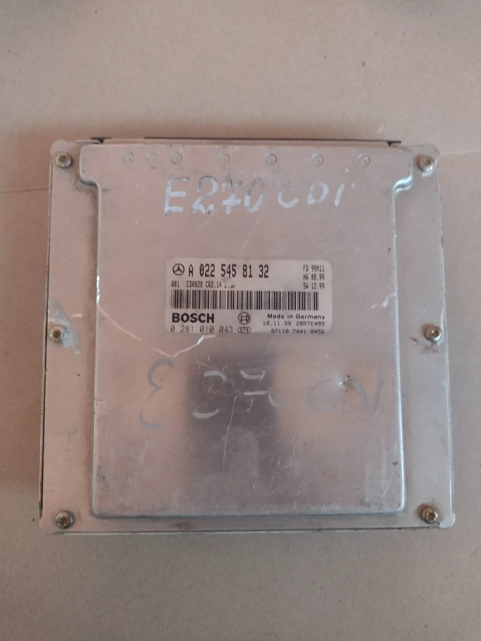 A 022 545 81 32   A0225458132  �������� ��������  Mercedes Benz E Class W210  Bosch 0 281 010 043 | Mobile.bg � ����������� 1