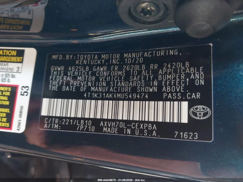 Toyota Camry 2.5l Xse Hybrid, снимка 9 - Автомобили и джипове - 53427261