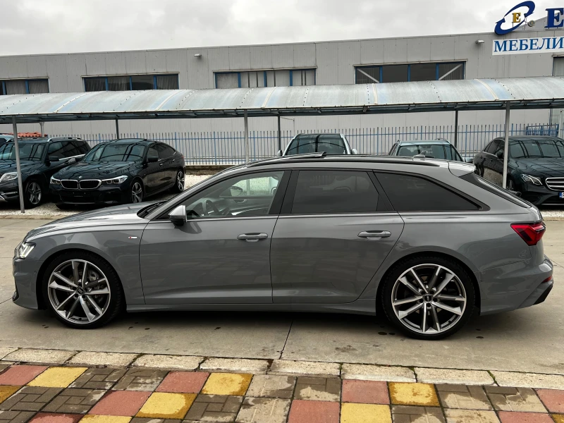 Audi A6 50TDI, S LINE, BLACK, EXCLUSIVE NARDO GREY, PANO, , снимка 7 - Автомобили и джипове - 48238713