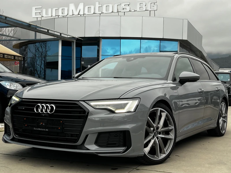 Audi A6 50TDI, S LINE, BLACK, EXCLUSIVE NARDO GREY, PANO, , снимка 1 - Автомобили и джипове - 48238713