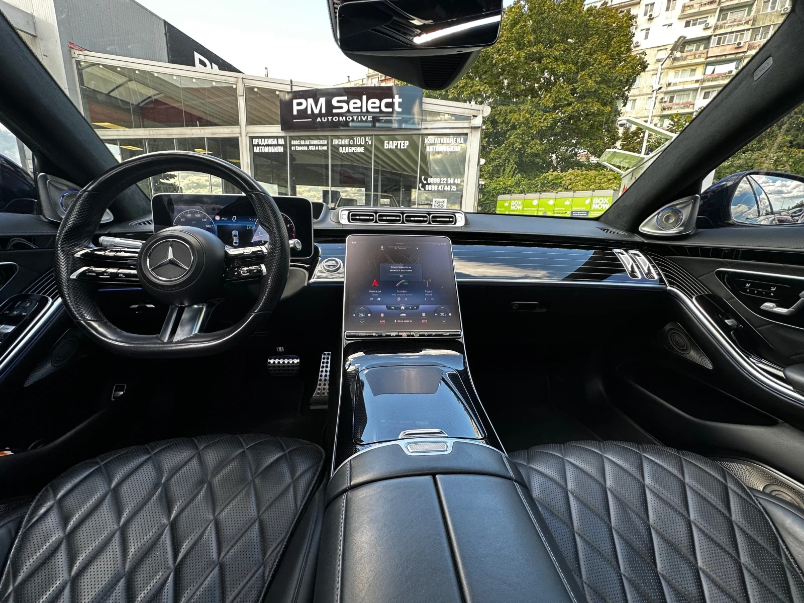 Mercedes-Benz S 580 AMG FULL СОБСТВЕН ЛИЗИНГ 26500 първоначална БАРТЕР, снимка 12 - Автомобили и джипове - 56073934