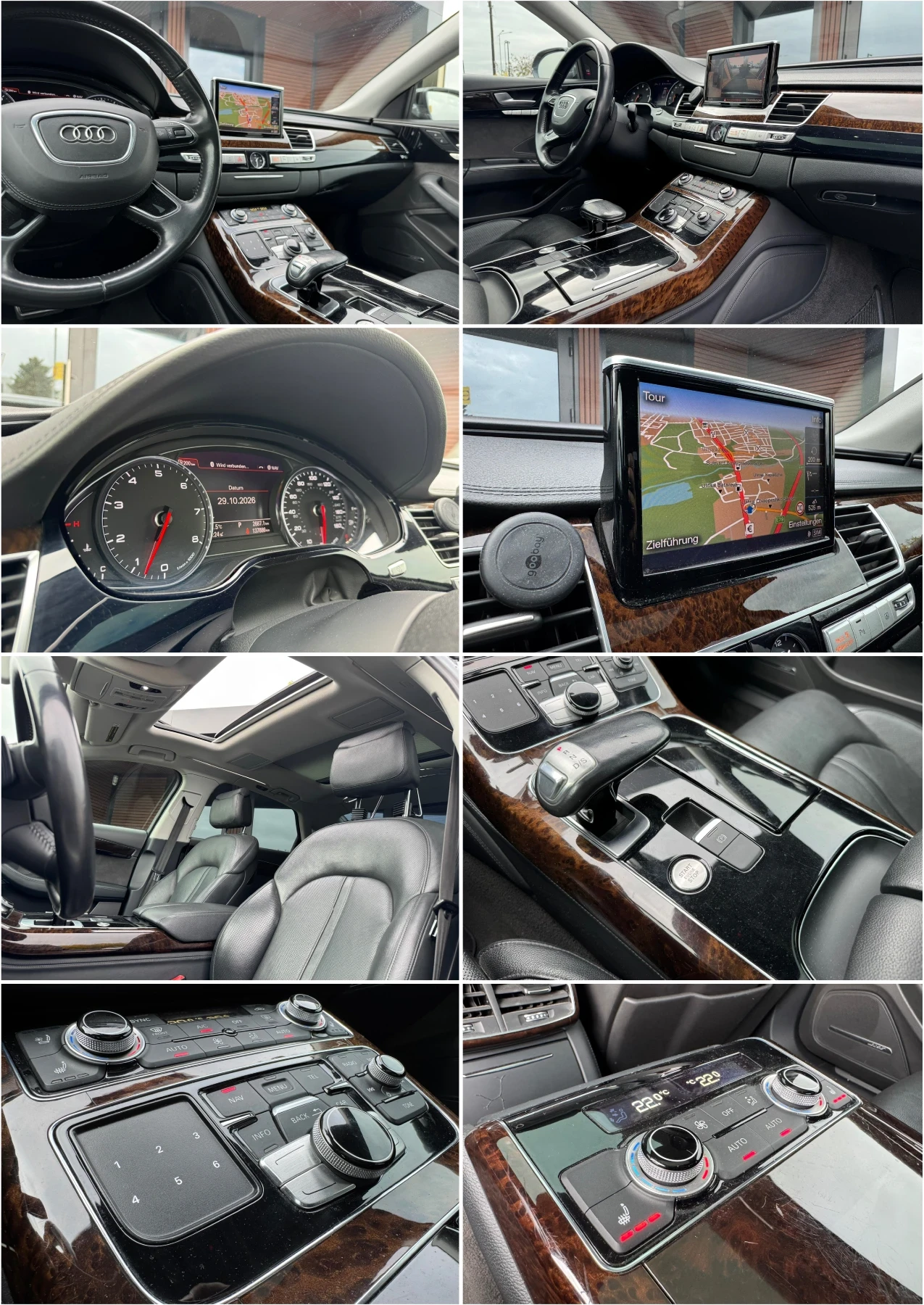 Audi A8 Matrix* Bose* Head Up* Лизинг, снимка 16 - Автомобили и джипове - 56734728