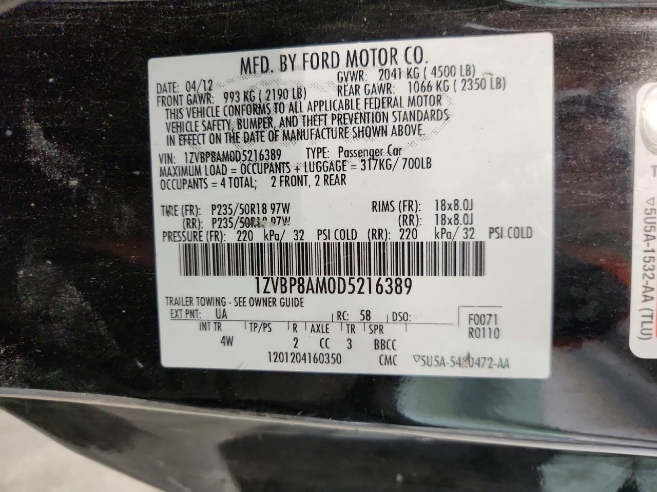 Ford Mustang 3.7l, снимка 12 - Автомобили и джипове - 54882665