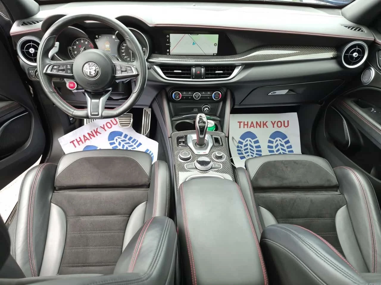 Alfa Romeo Stelvio * QUADRIFOGLIO* АВТОКРЕДИТ БЕЗ ПЪРВОНАЧАЛНА ВНОСКА, снимка 10 - Автомобили и джипове - 55227660