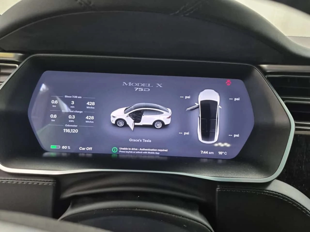 Tesla Model X * 75D * CARFAX * БЕЗ ПЪРВОНАЧАЛНА ВНОСКА, снимка 9 - Автомобили и джипове - 55475779