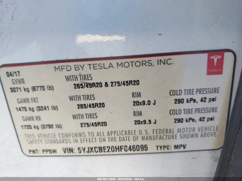 Tesla Model X 90D AWD, снимка 9 - Автомобили и джипове - 56332258