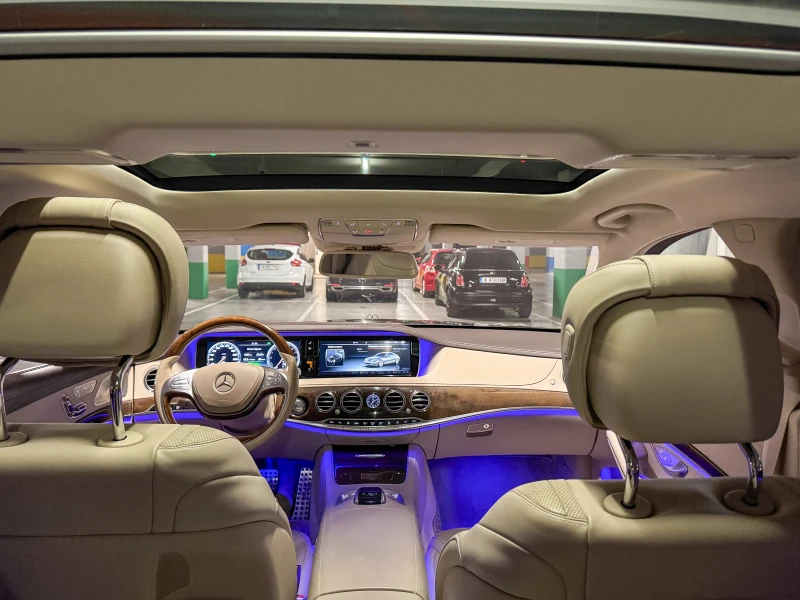 Mercedes-Benz S 500 AMG/Burmester/Distronic/Pano/HUD, снимка 8 - Автомобили и джипове - 52573272