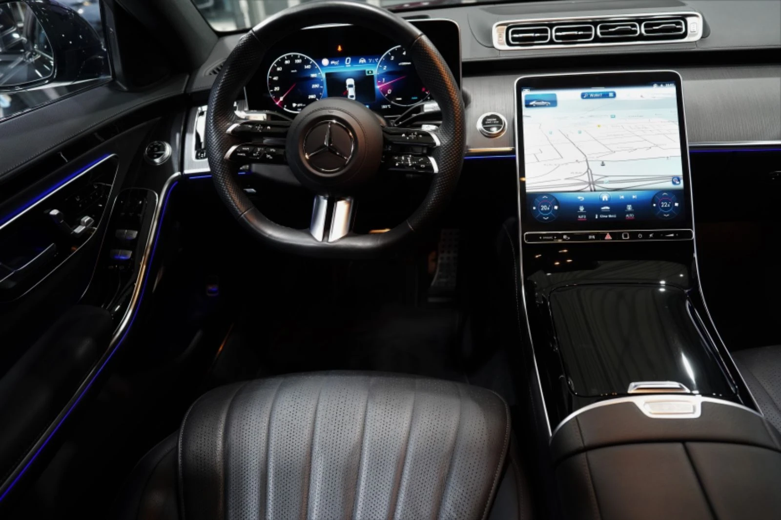 Mercedes-Benz S 500 AMG/ LONG/ 4-MATIC/ NIHGT/ BURM/ PANO/ TV/ 360/    | Mobile.bg   13