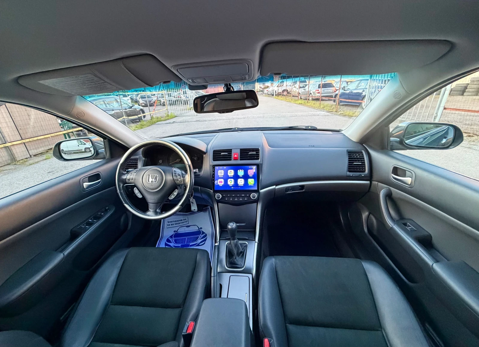 Honda Accord 2.4 Type S Face Ръчка Кожа Car Play 196хил км , снимка 12 - Автомобили и джипове - 54556653
