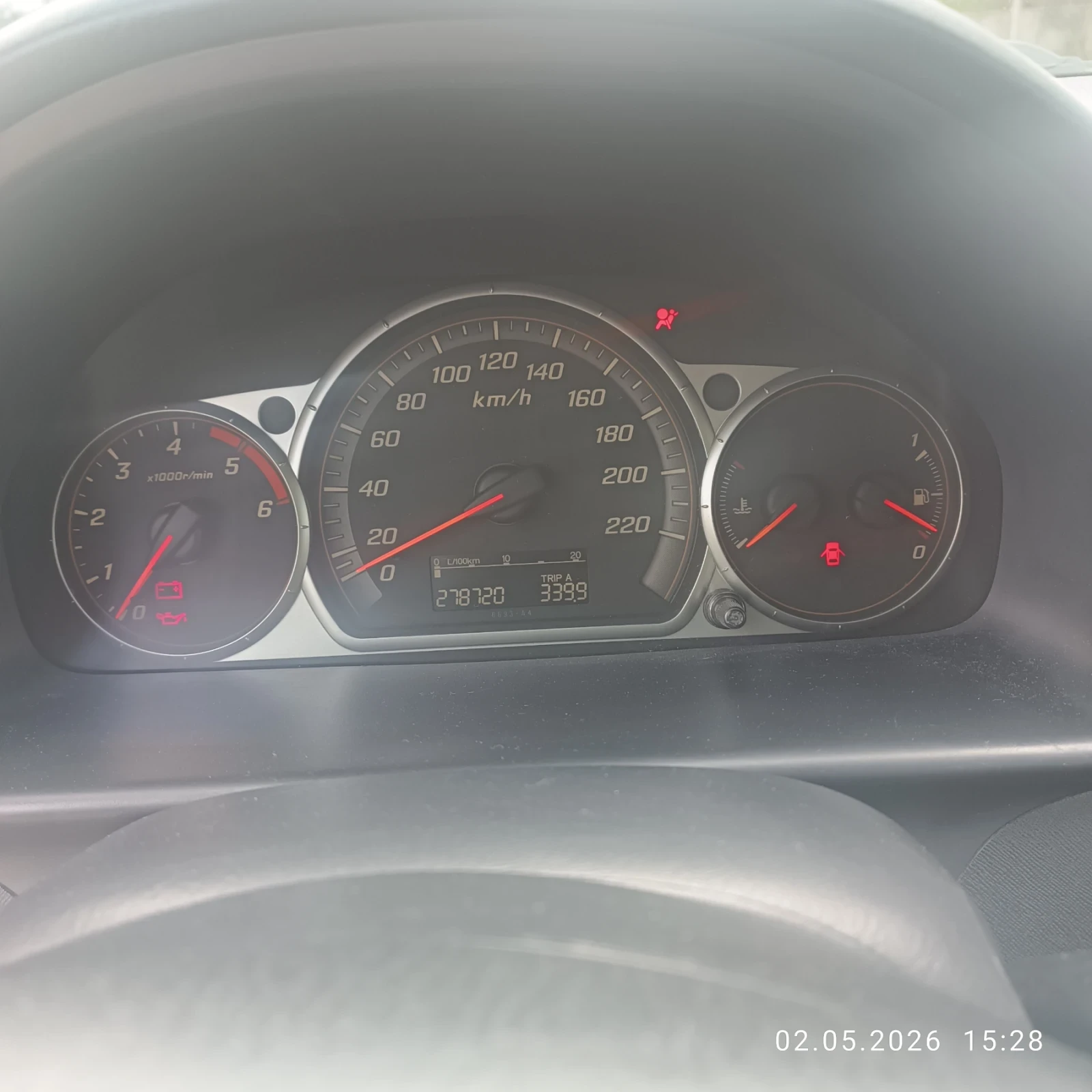 Honda Cr-v 2.2 дизел 140к., снимка 13 - Автомобили и джипове - 54390249