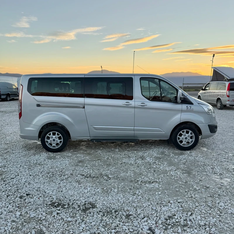 Ford Transit Custom 9-Местен-TOURNEO-Макси-Климатик-Евро5, снимка 6 - Бусове и автобуси - 52403957