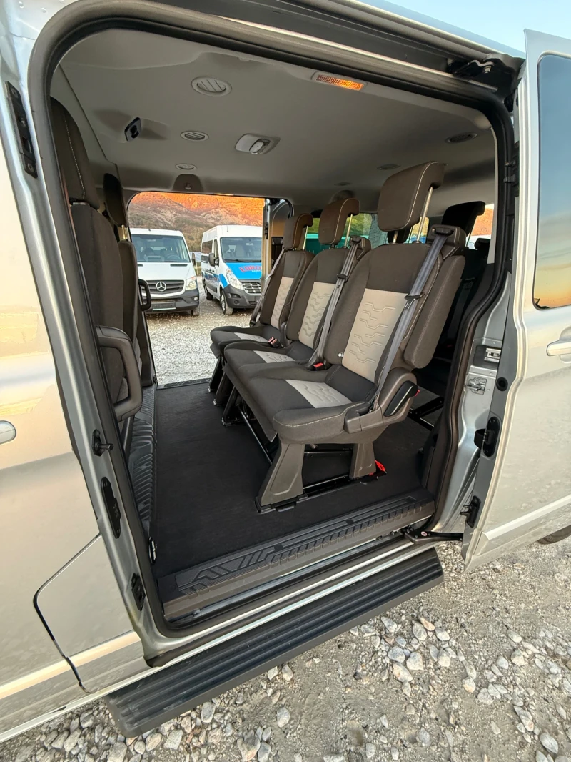 Ford Transit Custom 9-Местен-TOURNEO-Макси-Климатик-Евро5, снимка 9 - Бусове и автобуси - 52403957