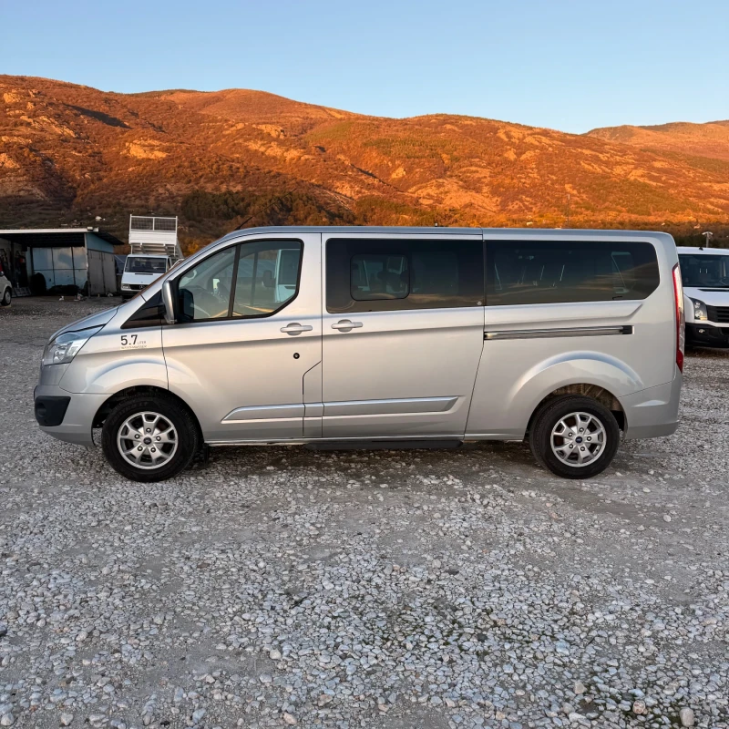 Ford Transit Custom 9-Местен-TOURNEO-Макси-Климатик-Евро5, снимка 4 - Бусове и автобуси - 52403957
