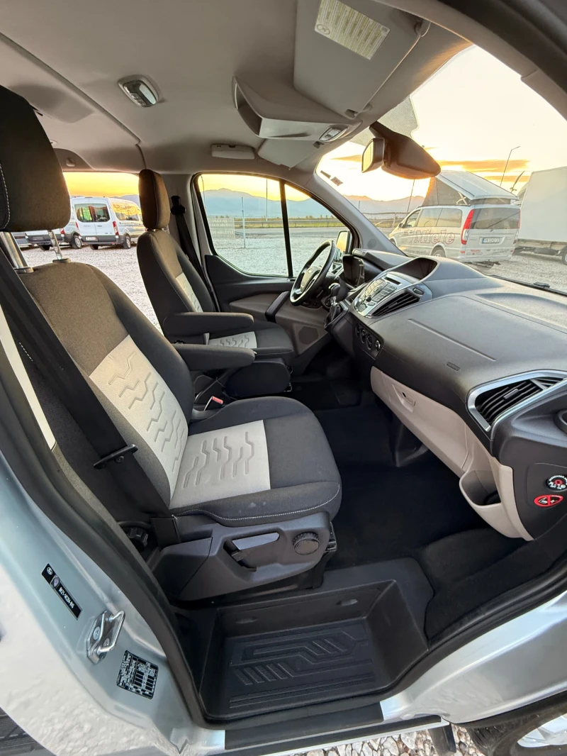 Ford Transit Custom 9-Местен-TOURNEO-Макси-Климатик-Евро5, снимка 12 - Бусове и автобуси - 52403957
