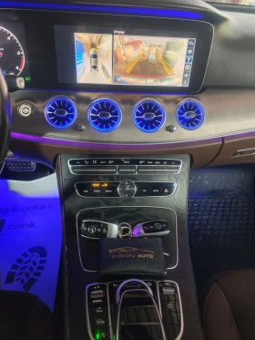 Mercedes-Benz E 220 AMG, ПАНОРАМА, ПАМЕТ, ПОДГРЕВ, АМБИЕНТ, 360-КАМЕРА, снимка 10