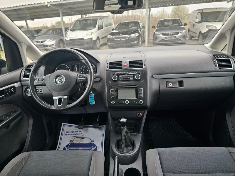 VW Touran 1.6TDI 105кс EURO 5 ! ! КЛИМАТРОНИК, снимка 12 - Автомобили и джипове - 49553451