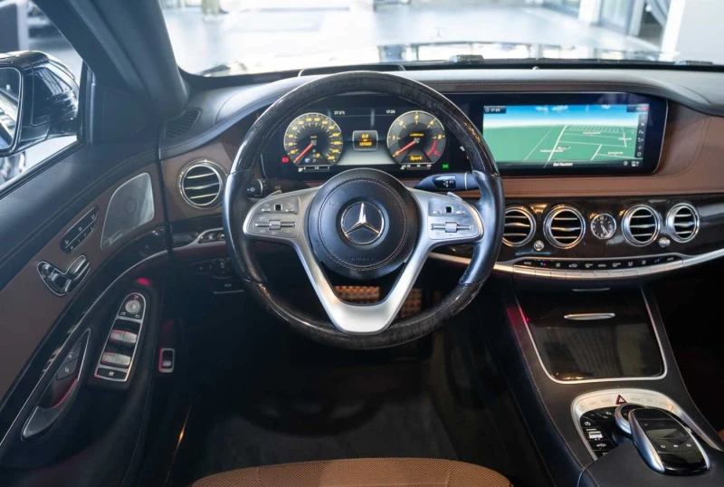 Mercedes-Benz S 350 d L 4M AMG TV BURM 360 Обдух NIGHT Pano HuD iCarbg, снимка 9 - Автомобили и джипове - 51418963