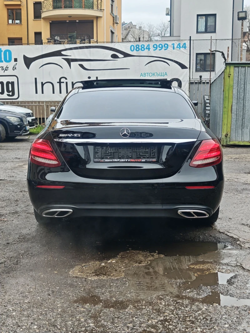 Mercedes-Benz E 220 AMG, ПАНОРАМА, ПАМЕТ, ПОДГРЕВ, АМБИЕНТ, 360-КАМЕРА, снимка 3 - Автомобили и джипове - 53275153