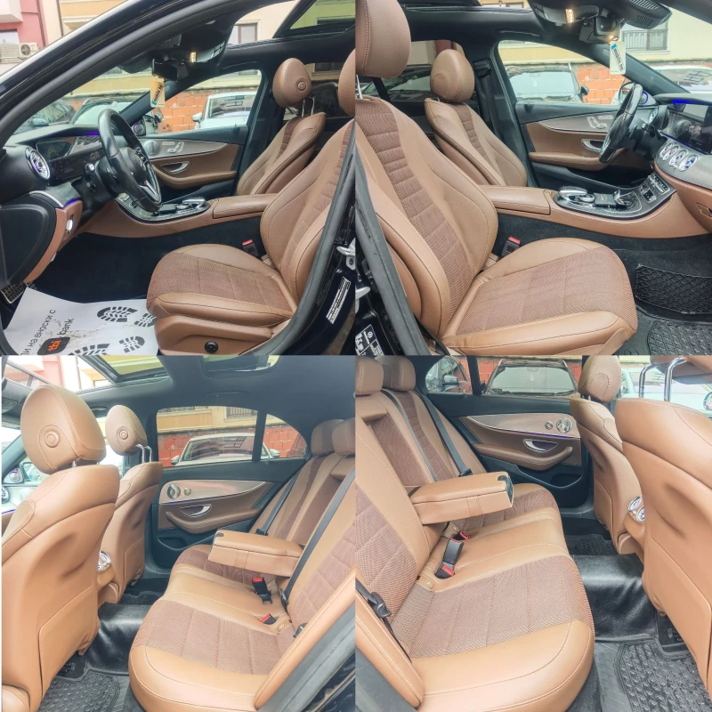 Mercedes-Benz E 220 AMG, ПАНОРАМА, ПАМЕТ, ПОДГРЕВ, АМБИЕНТ, 360-КАМЕРА, снимка 8 - Автомобили и джипове - 53275153
