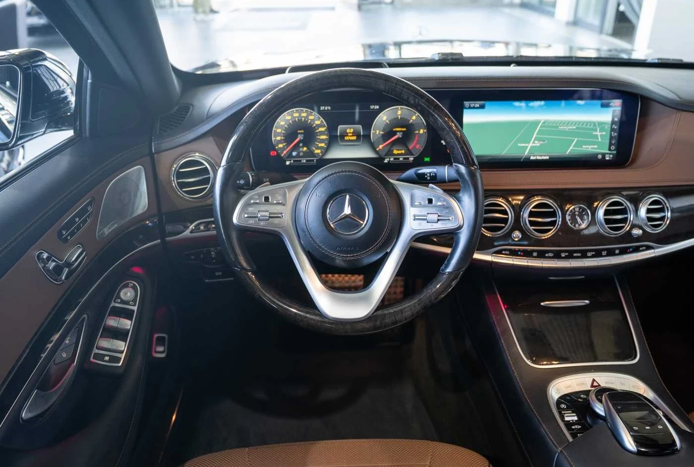 Mercedes-Benz S 350 d L 4M AMG TV BURM 360 Обдух NIGHT Pano HuD iCarbg - изображение 9