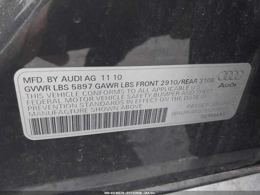 Audi A8 4.2L V-8 DI, DOHC, VVT, 372HP All Wheel Drive - изображение 9