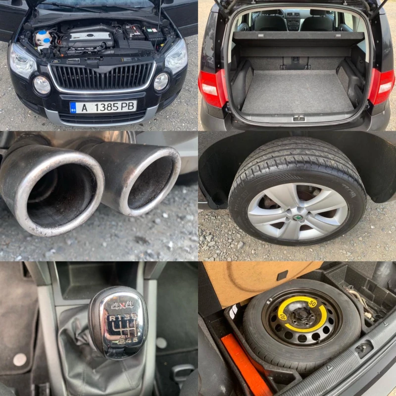 Skoda Yeti 1.8Turbo (160к.с)БЕНЗИН 4x4 EURO 5A, снимка 17 - Автомобили и джипове - 47190473