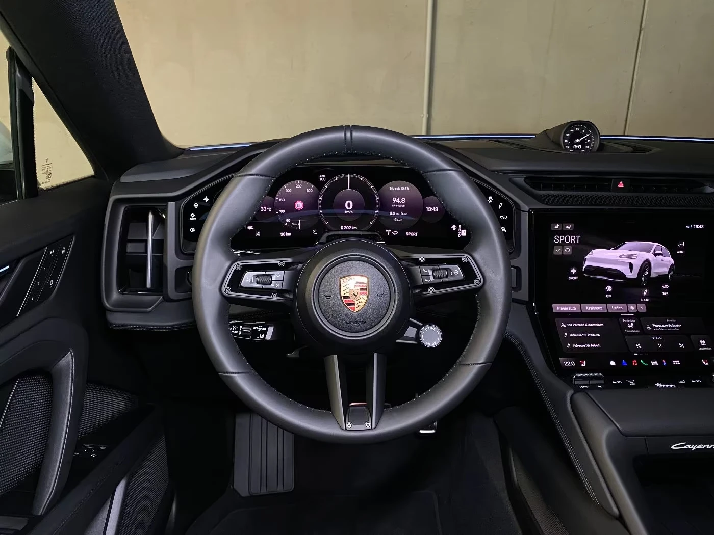 Porsche Cayenne ELECTRIC / SPORT CHRONO / BOSE/ HUD/ DISPLAY/ 360 , снимка 12 - Автомобили и джипове - 55628423