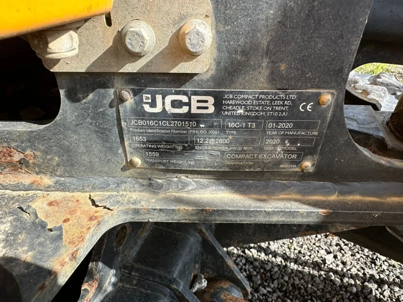 Багер JCB 16 C - 1, снимка 2 - Индустриална техника - 45514095