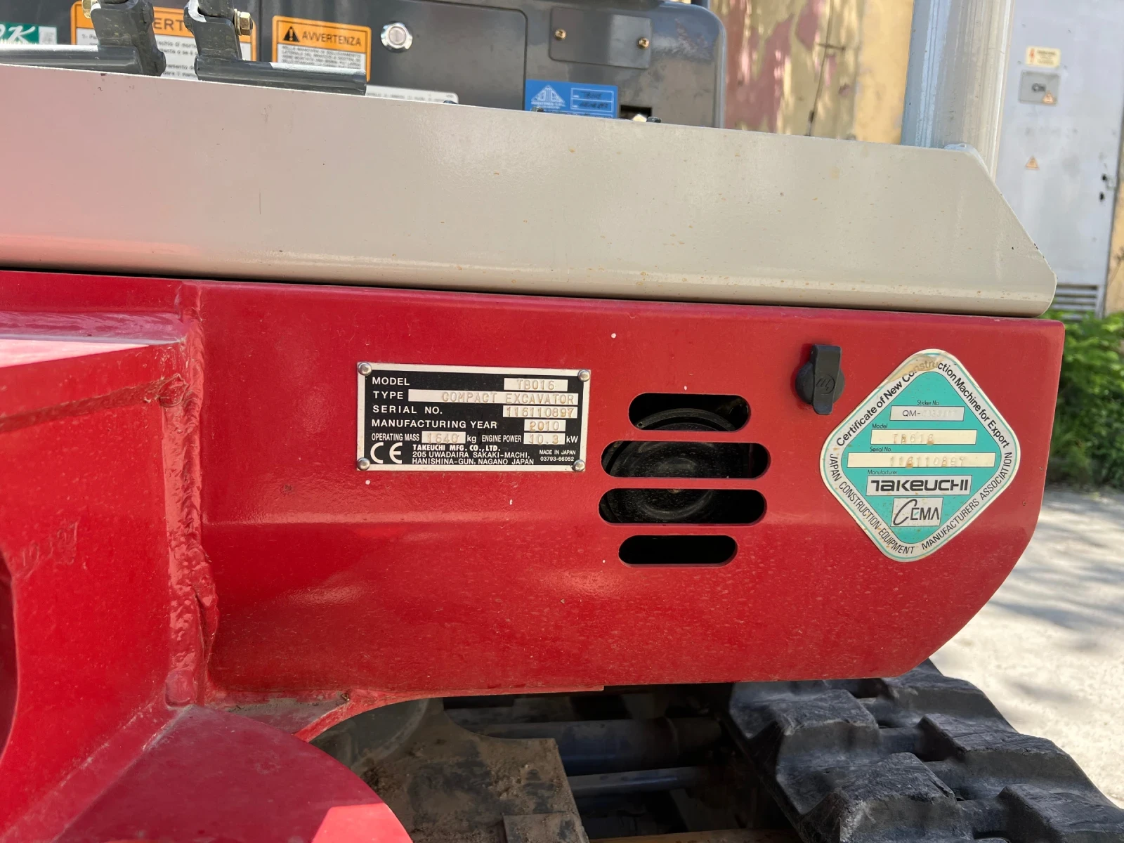 Багер Takeuchi TB016 - изображение 9