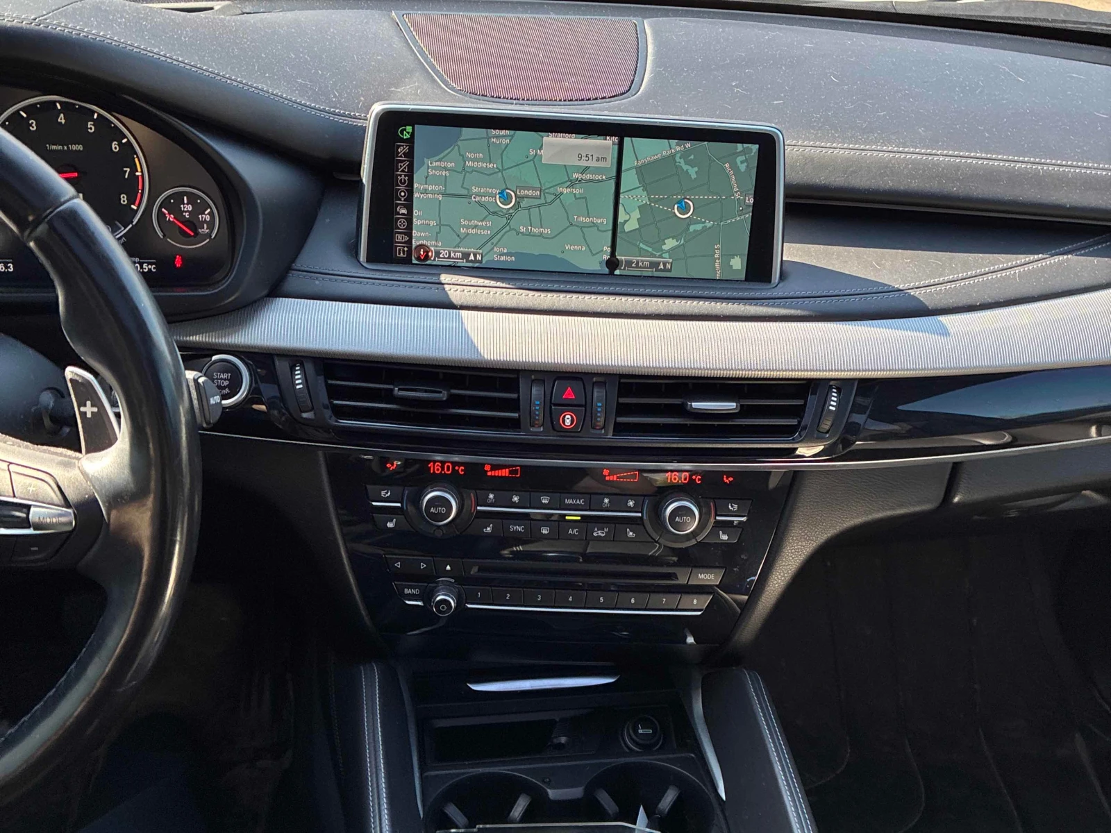 BMW X5M * AWD 4dr * АВТОКРЕДИТ БЕЗ ПЪРВОНАЧАЛНА ВНОСКА* , снимка 9 - Автомобили и джипове - 55809044
